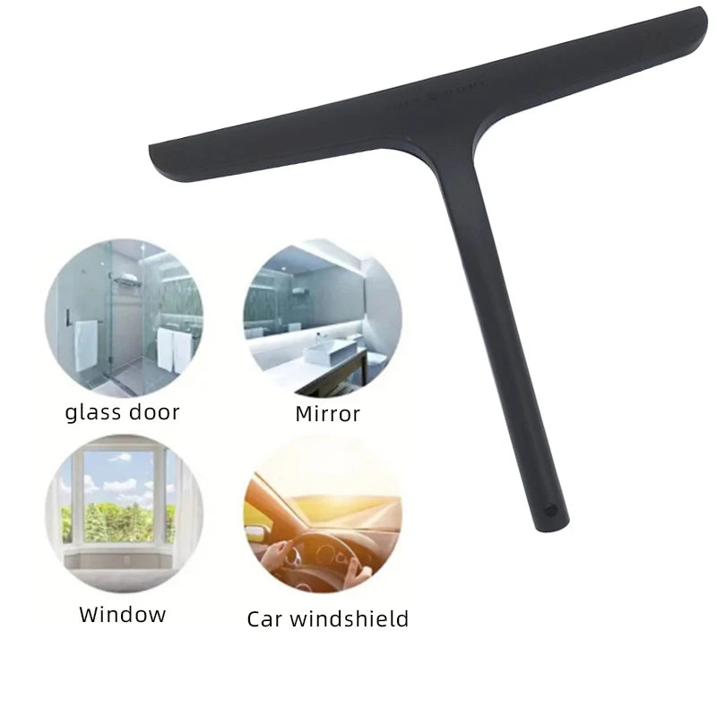 Glasswipershop Bathroom Accessories Cleaning Tools Silicone Glass Squeegee Arc Glass Cleaner Shower Glass Wiper