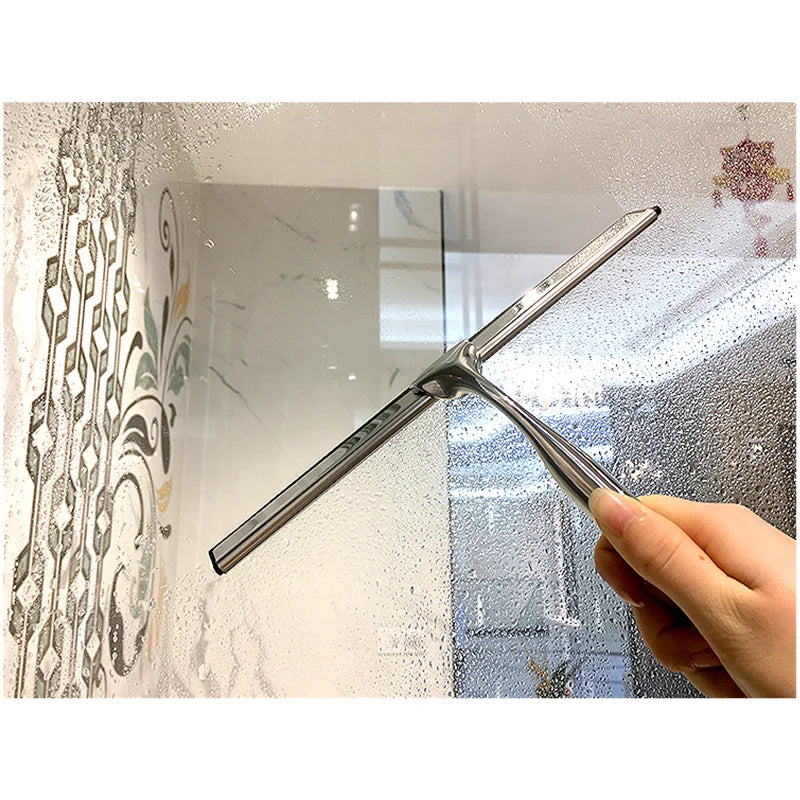 Glasswipershop Floor Car Mirror Glass Wiper Blades  Shower Window Squeegee Household Stainless Steel Wiper