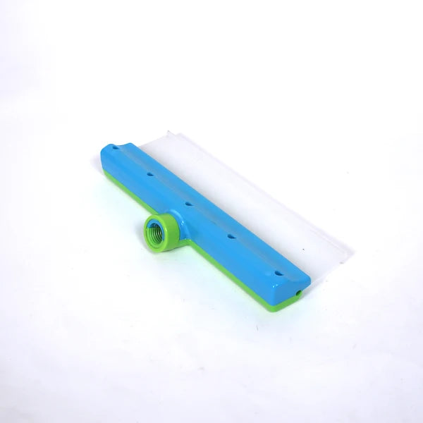 Glasswipershop Long Handle Silicone Window Glass Cleaner Blade Squeegee Wiper and Microfiber Scrubber