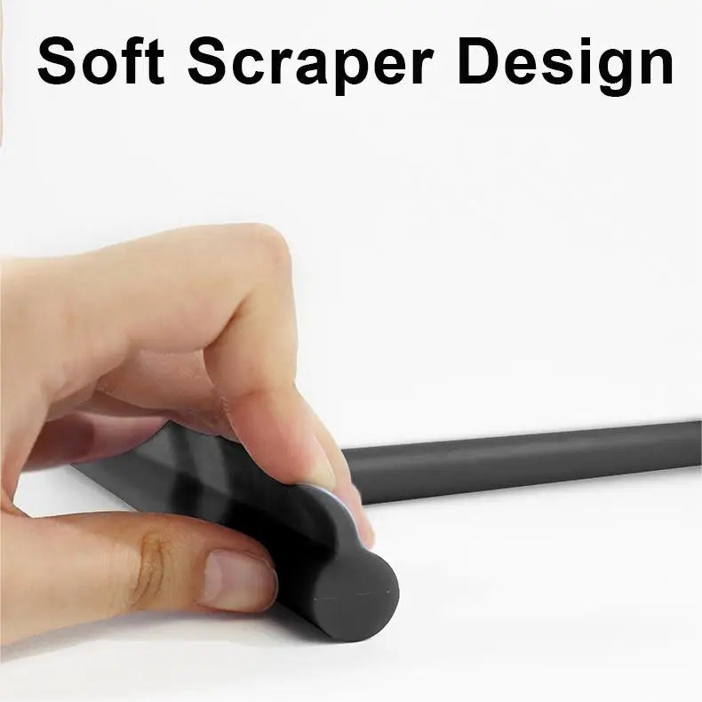 Glasswipershop Spliceable Glass Window Cleaning Wiper with Long Handle for Water Stains and Floor Cleaning