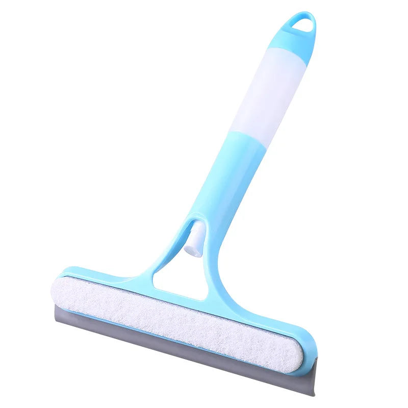 Glasswipershop Multifunctional Glass Wiper 3-in-1 Double Sided Spray Glass Cleaning Brush Bathroom Mirror Scraper Household