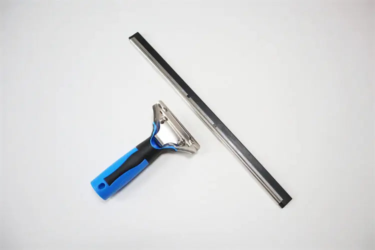 Glasswipershop Stainless Steel Shower Window Cleaner Squeegee Glass Wiper for Kitchen Floor Household Use Rubber Wiper Glass