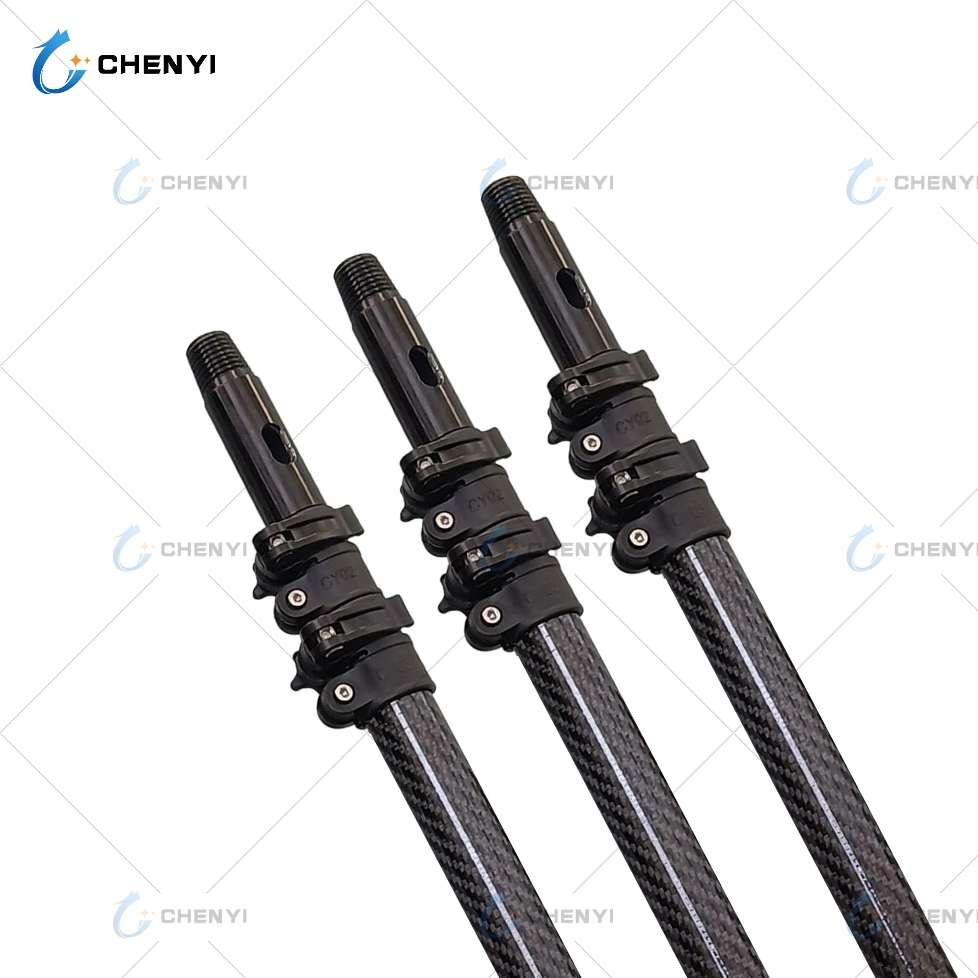 Glasswipershop Telescopic Carbon Fiber or Fiberglass Water Fed Pole Brush for Window Cleaning Versatile Cleaning Tool