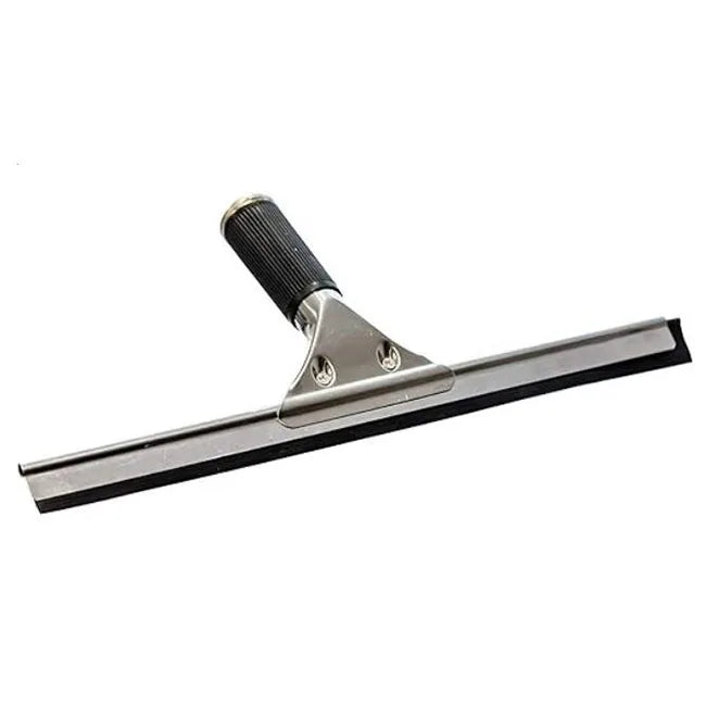 Glasswipershop Window Squeegee Stainless Wiper Glass Wiper with Rubber Blade - 15cm/25cm/35cm/45cm