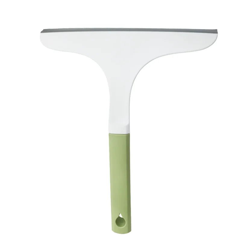 Glasswipershop Mini Silicone Windshield Water Shower Squeegee Window Scraper Washer with Plastic Handle for Cleaning Glass Wiper