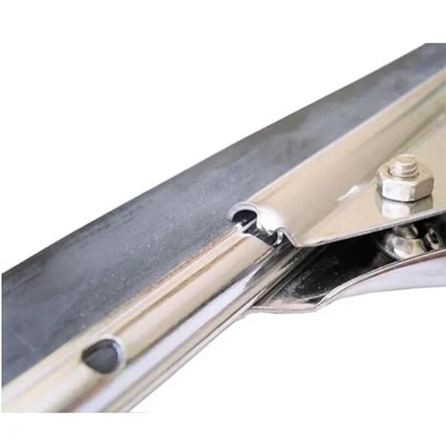 Glasswipershop Window Squeegee Stainless Wiper Glass Wiper with Rubber Blade - 15cm/25cm/35cm/45cm